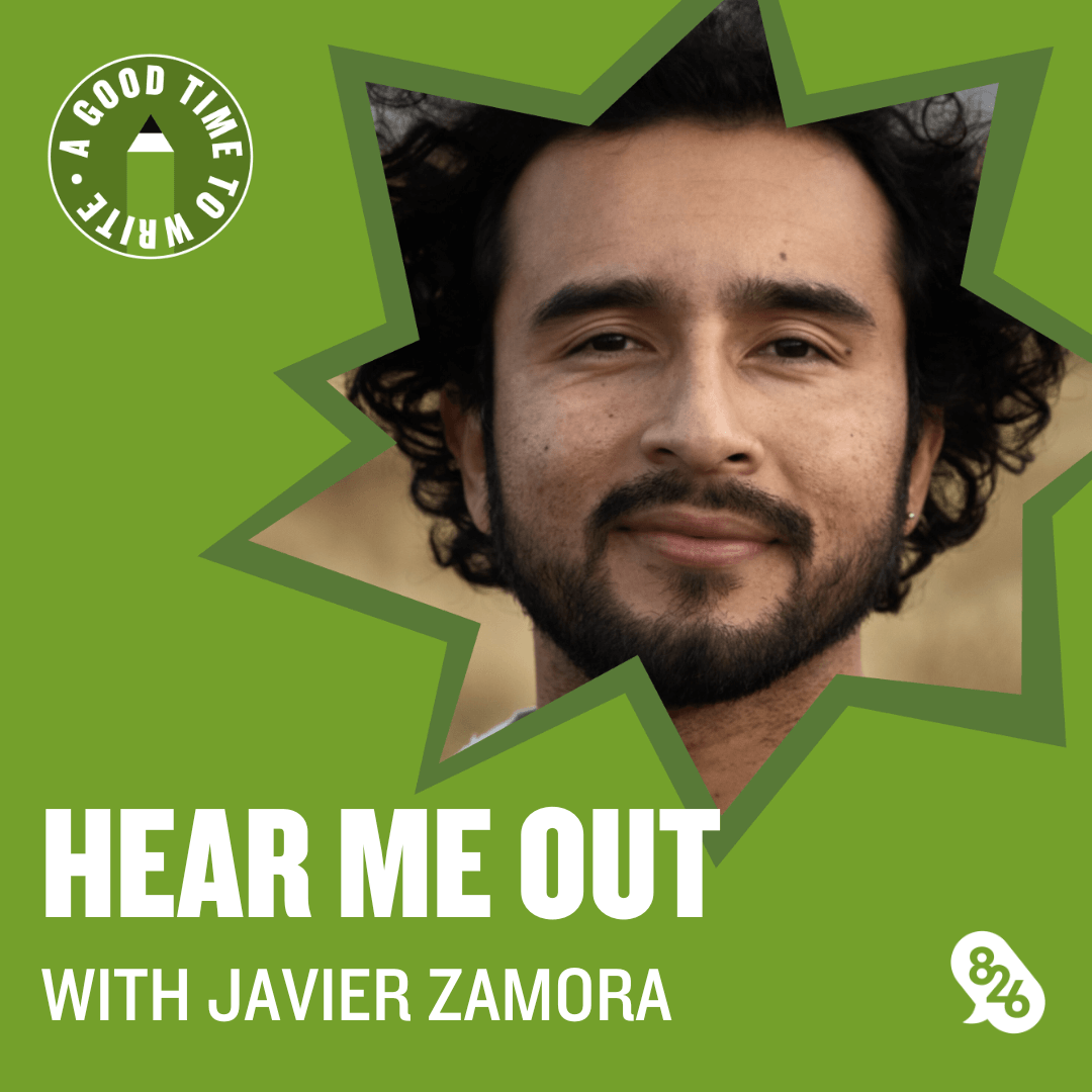 Image: author Javier Zamora Text: Hear Me Out with Javier Zamora