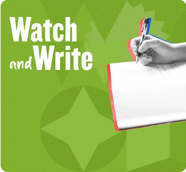 Watch and Write videos and lessons deliver writing inspiration directly from authors, professionals, friends of 826, and students. Each video includes a writing prompt and lesson aligned to Common Core State Standards.